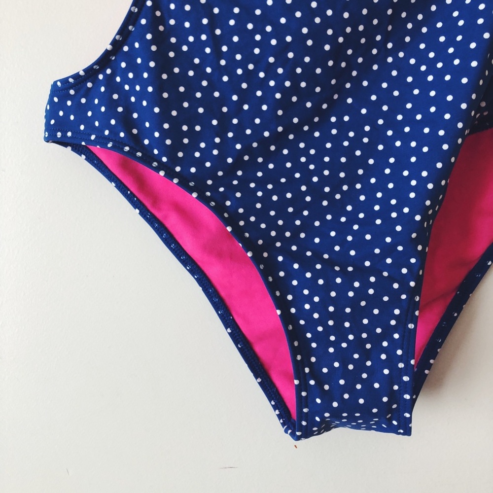 Abercrombie & Fitch Small Polka Dot Swimsuit NWT - Picture 3 of 6